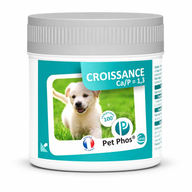 Pet Phos Croissance Junior Ceva – Supliment Vitamino-Mineral pentru Câini în Creștere – 100 Tablete